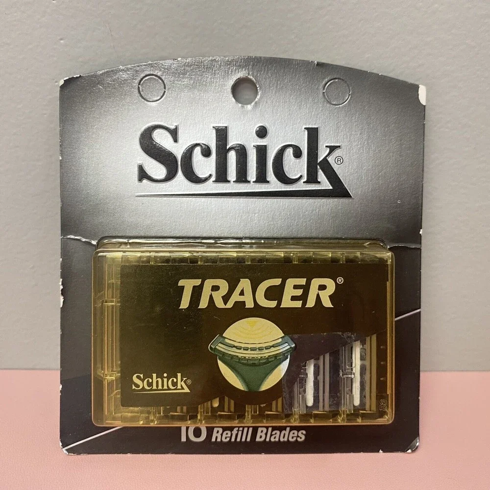 SCHICK TRACER 10 Refill Blades Lubricating Comfort Strip Flexible Blades NEW‎